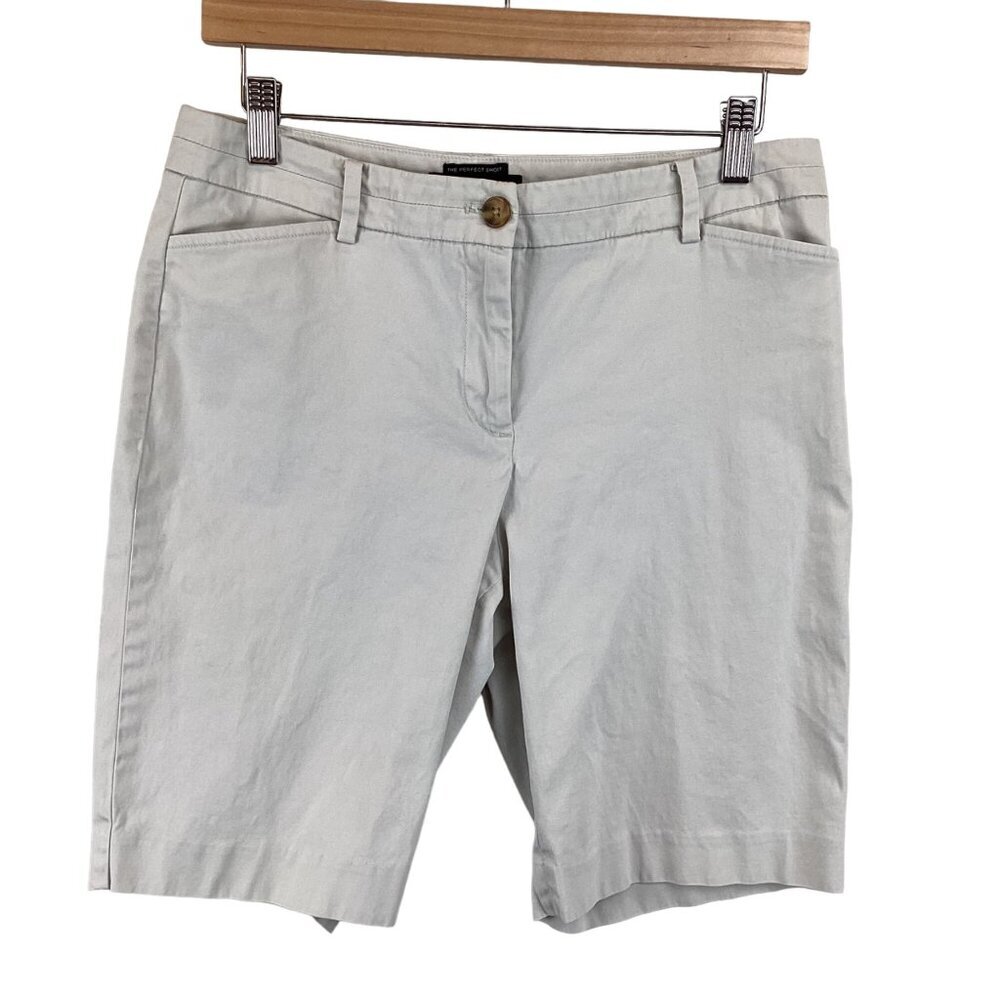 Talbots The Perfect‎ Short 6P Beige Bermuda Petite Front & Back Pockets